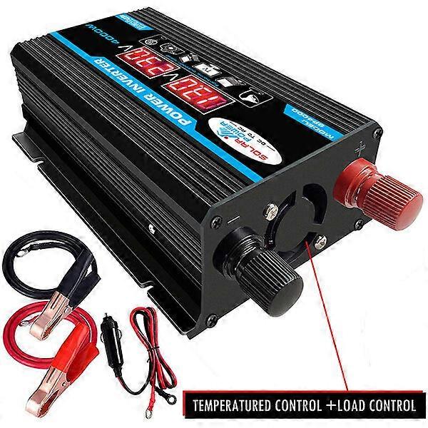 Reiner Sinus-Wechselrichter, 4000 W, Dual-LCD-Display zur Fehlerbenachrichtigung
