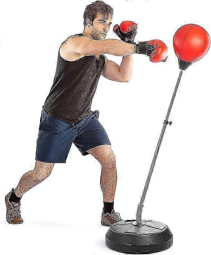 Punching bag with stand for adults and juniors - Height adjustable ...