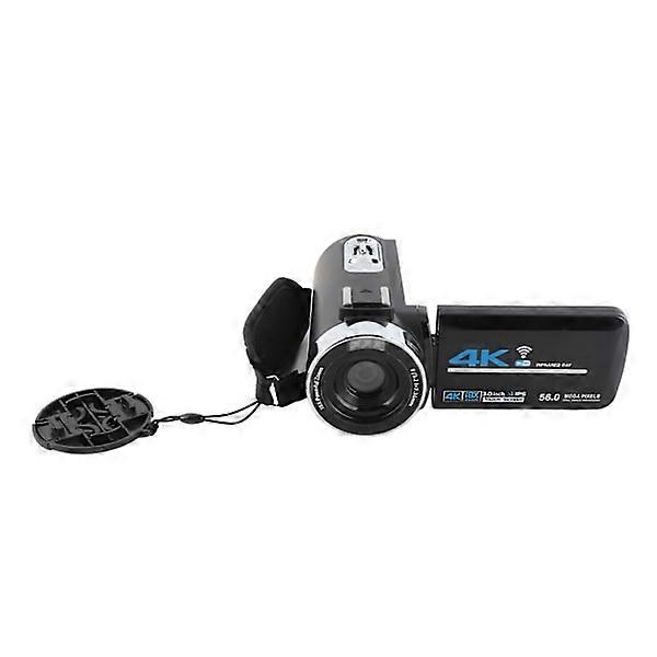 4K WiFi Video Camera 56MP Vlogging Camera for YouTube Live Streaming, HD Digital Camcorder with Wide Angle Lens and Image