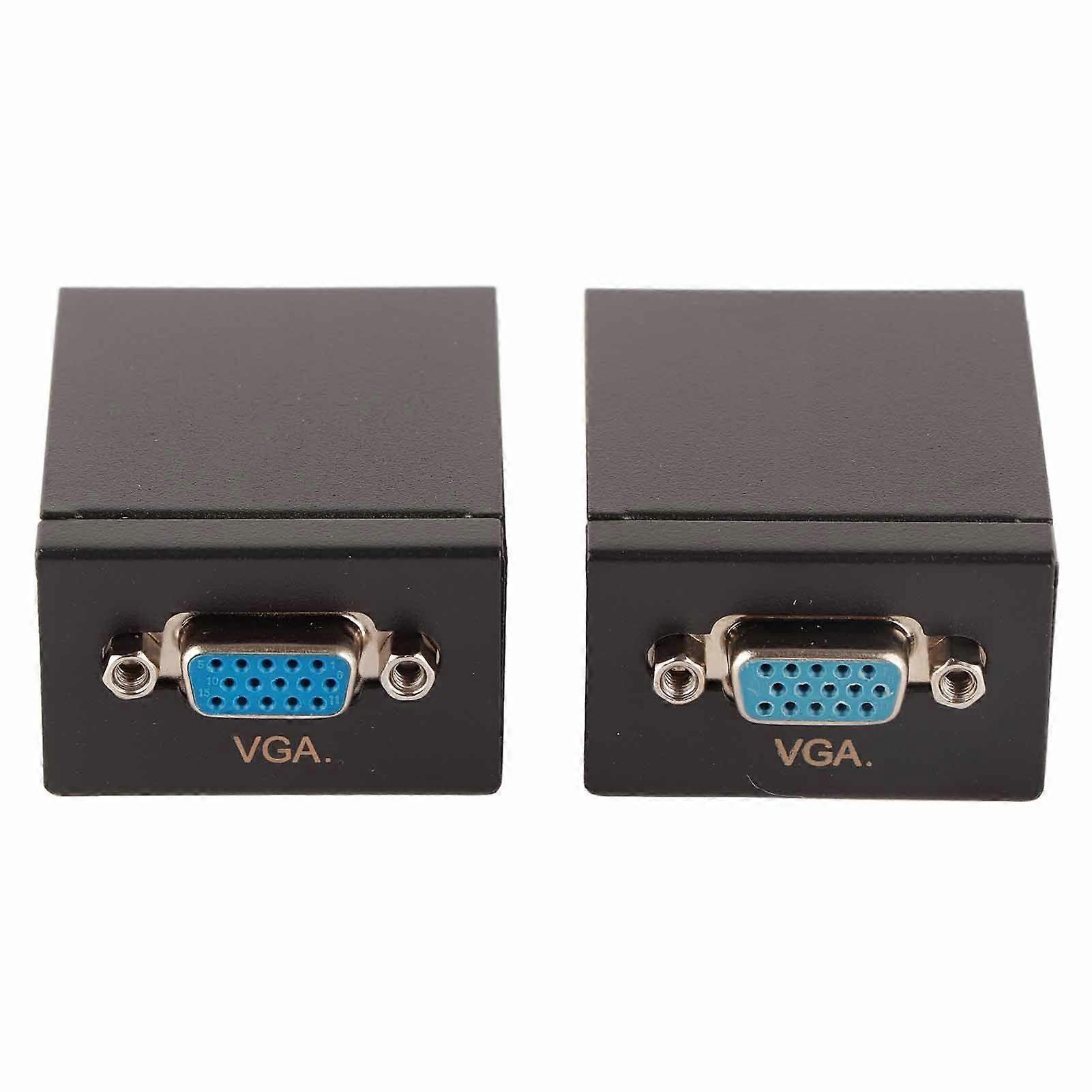 60M VGA RJ45 Extender Sändare Mottagare CAT5 / 6 Ethernet-kabel