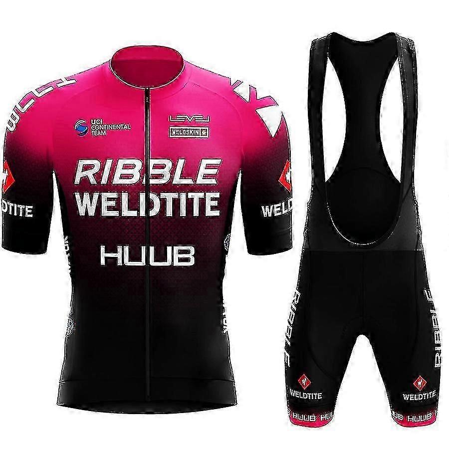 شورت مريلة للدراجات للرجال من Huub Ribble Weldtite - مجموعة 2024 للدراجين الجادين