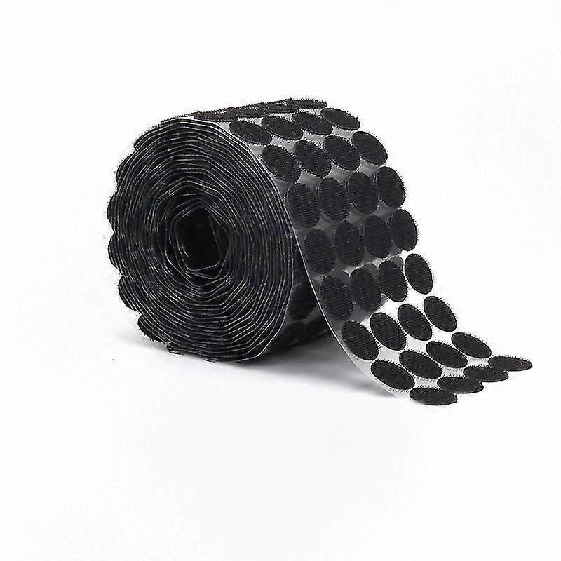 1000 Self-Adhesive Hook Loop Dots, 10mm Black Craft Organizers