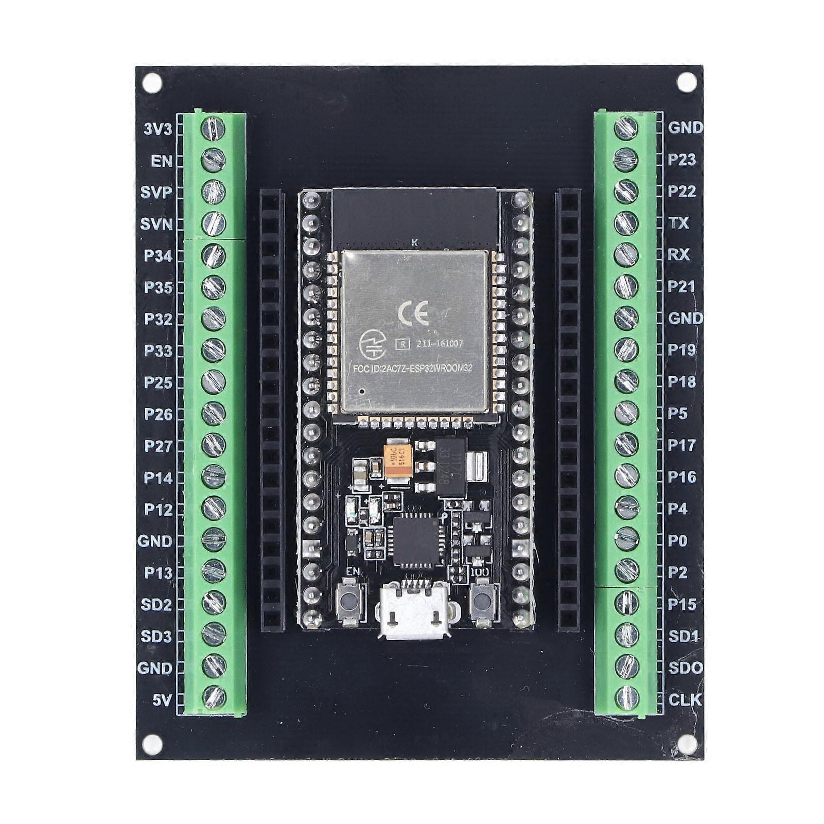 ESP32 Development Board Compatible with NodeMCU 32S, 38-Pin GPIO Lua Controller Module for IoT Projects and DIY Electronics