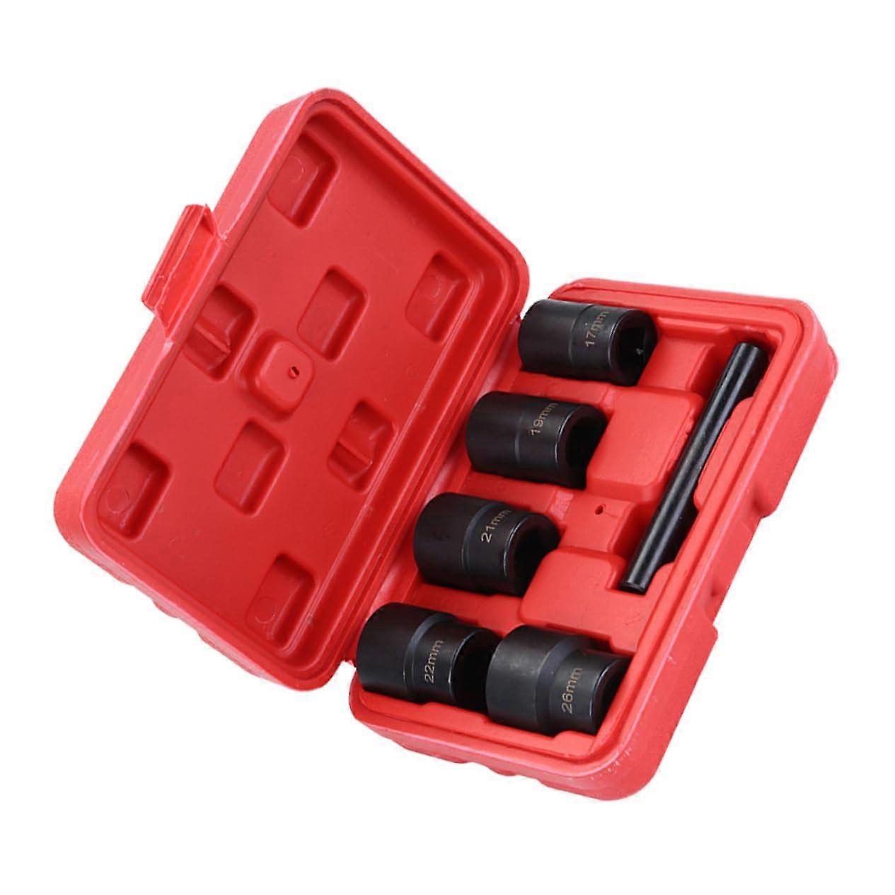 6pcs Nut Socket For Rusted Bolt Removal, WearResistant Bolt Extractors, Car Tools, Damaged Nut Sockets