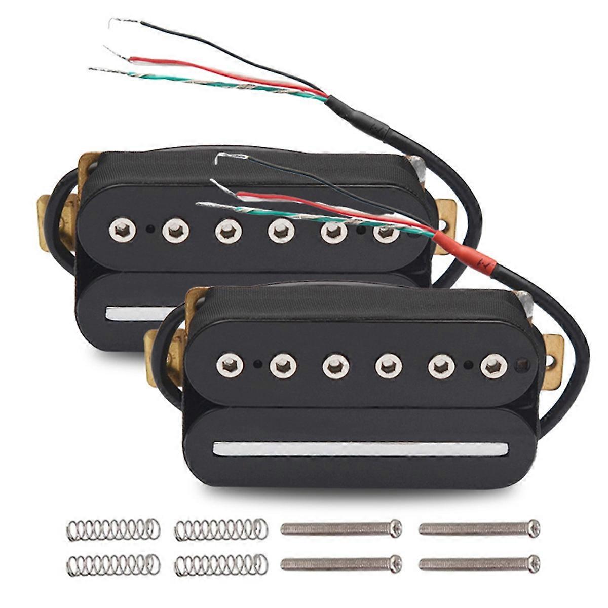 2 st elgitarr humbucker justeringsmöbel för dubbla spolar för gitarr