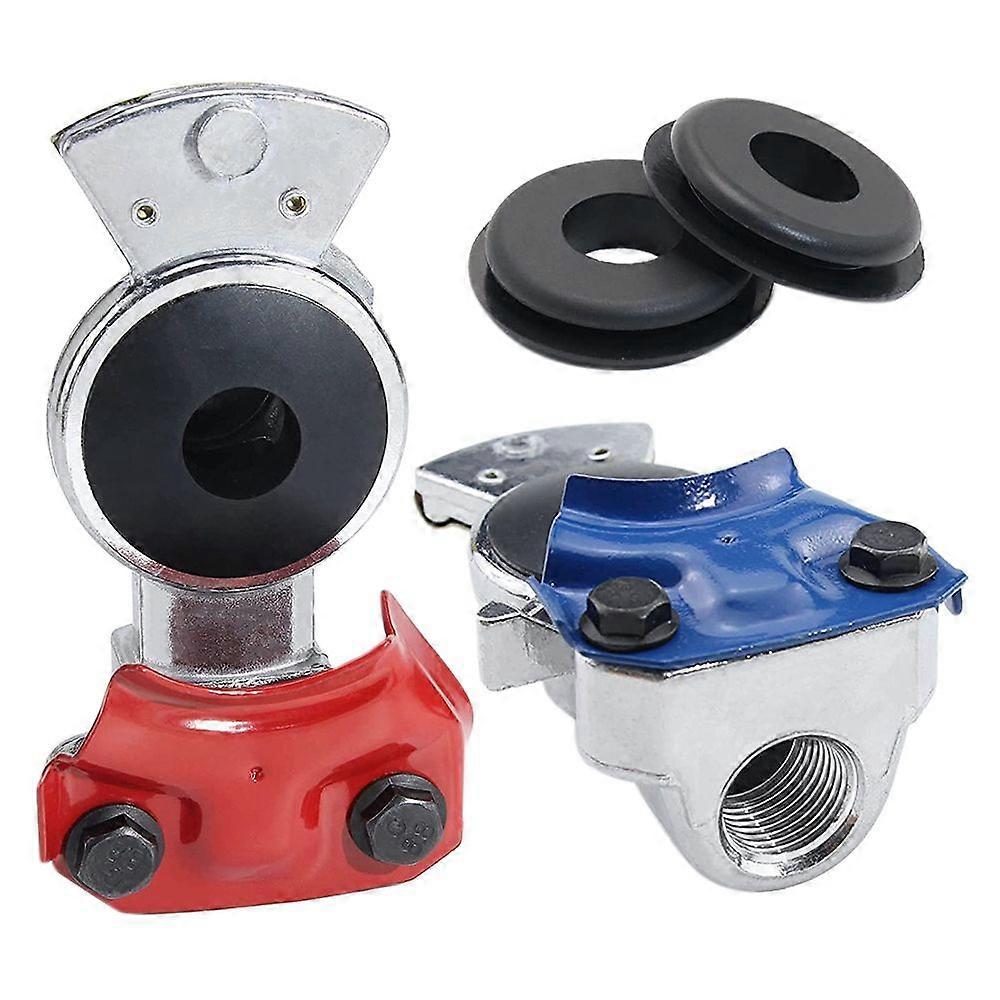 Universal Gladhand Emergency & Service Brake Air Hose Coupling Connectors Glad Hands Parts for Semi