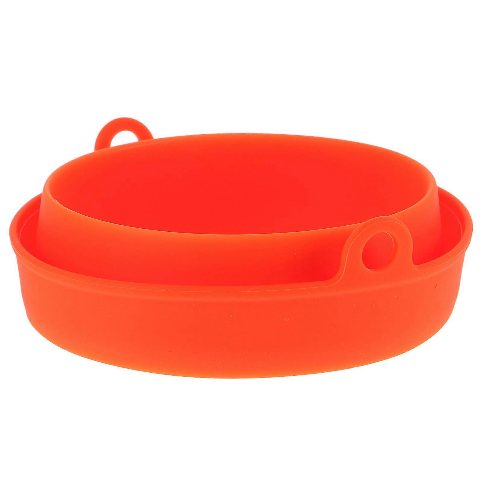 Silicone Folding Bucket Heat Resistance Prevent Oil Leakage Multifunctional Cooking 1Set
