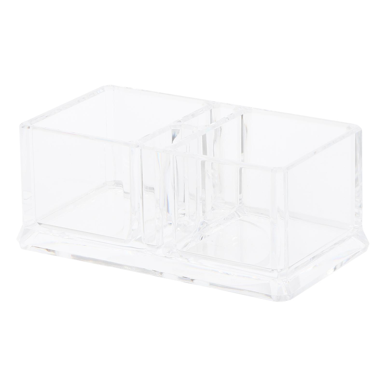1Pack Transparent Acrylic Storage Bin Box For Home Organization Ideal For Pantry Use And Split Grid Design