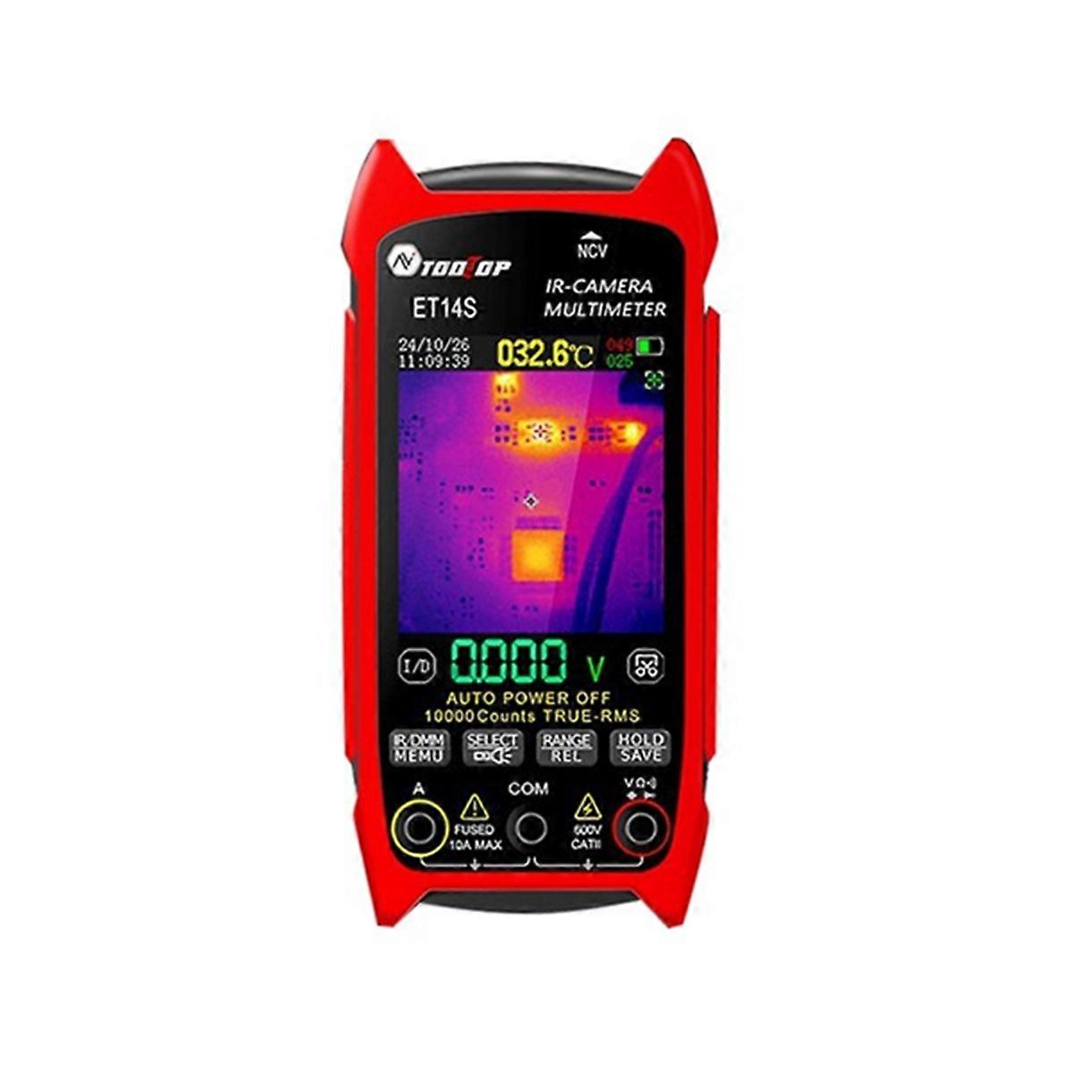 ET14S 2.8inch Thermal Imager Current Voltag Multimeter ISR IR Camera Pipeline Heating Electronic Inspect with Lens