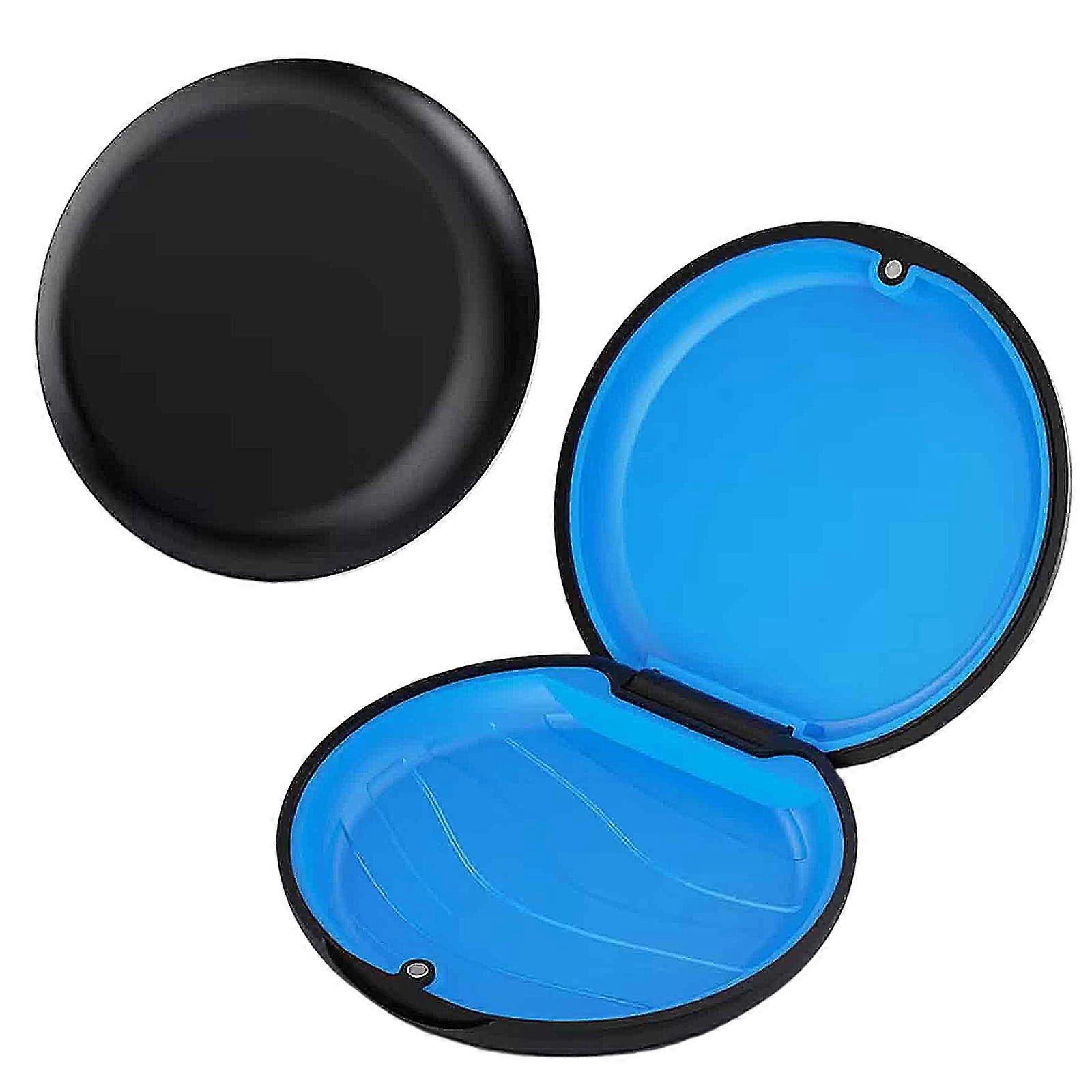 Dento Box Braces Box Rail Box 1 Piece KFO Box For Bite Splint And Grinding Splint Blue And Light Blue