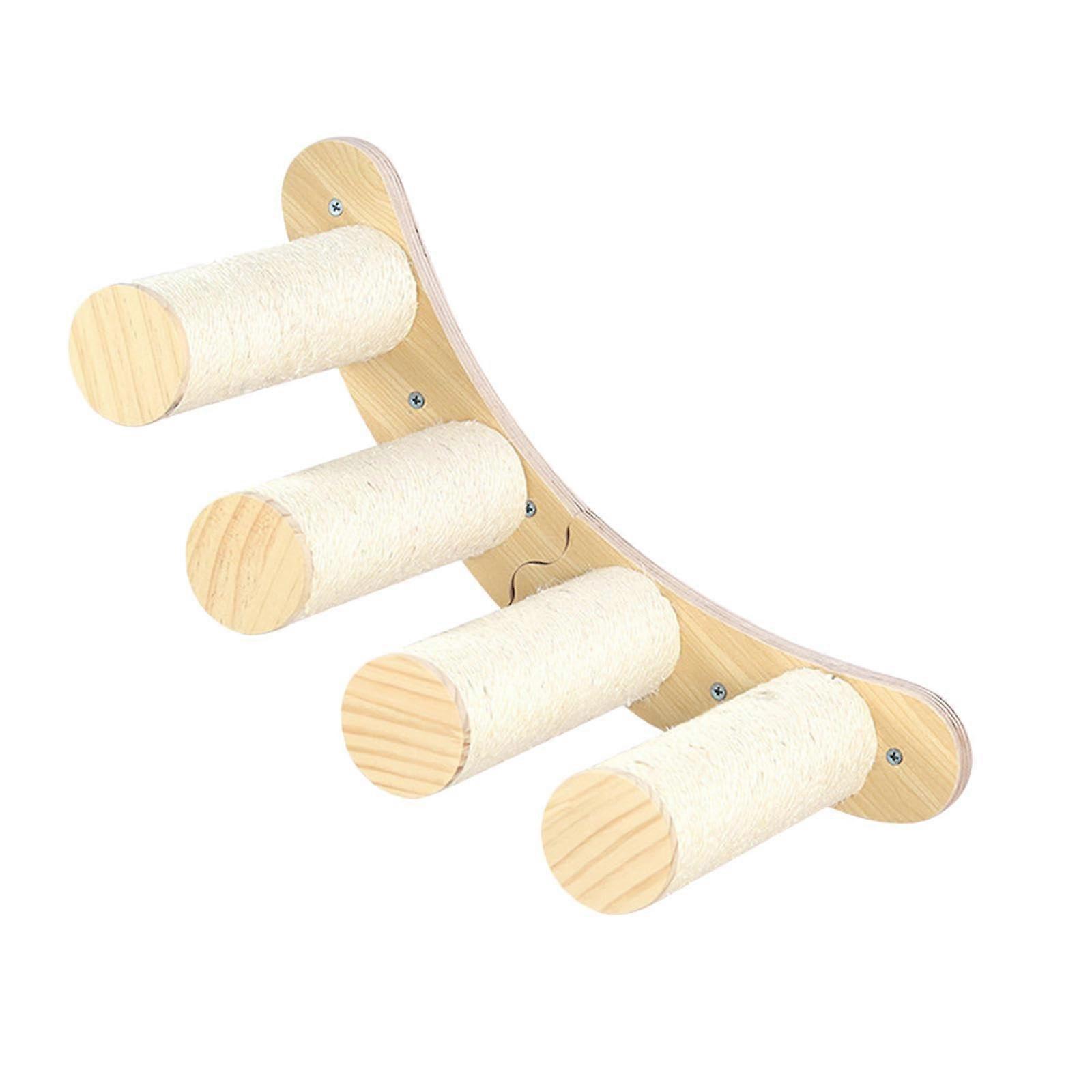 Climber Cat Climbing Toy With Stairs Ladder Scratching Board Multi Color Activity Jumping Playing