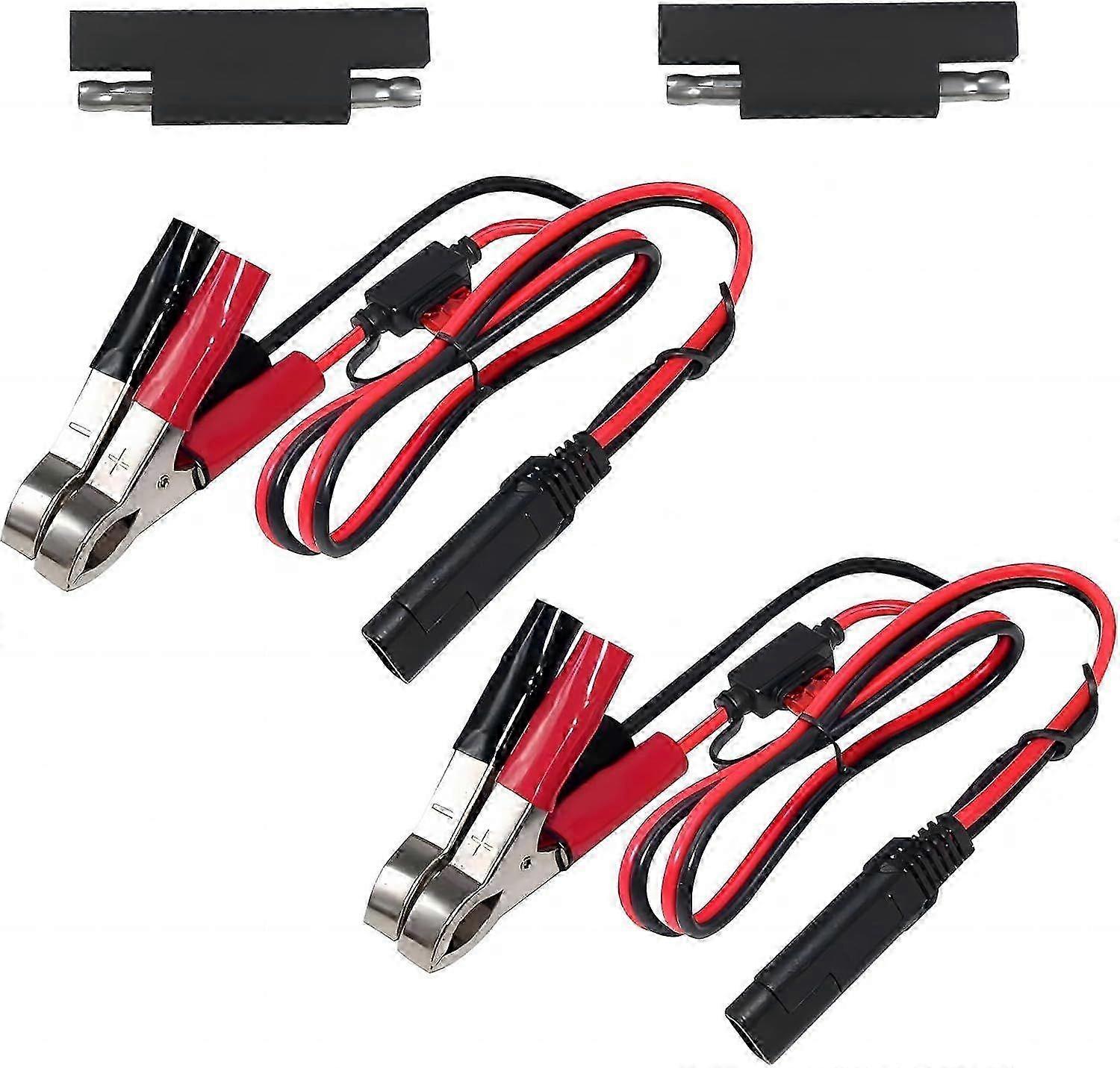 High quality  SAE to Battery Alligator Clip - 1.5FT 12V SAE 2Pin Quick
