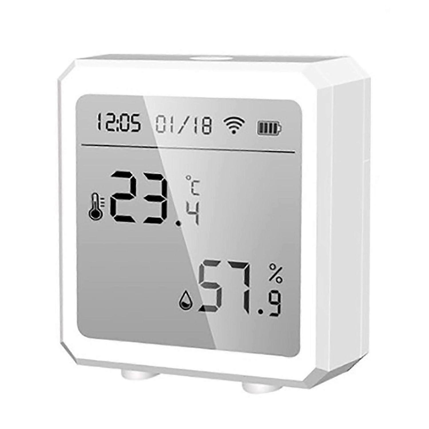 High quality Tuya WiFi Temperature and Humidity Detector Black and White High