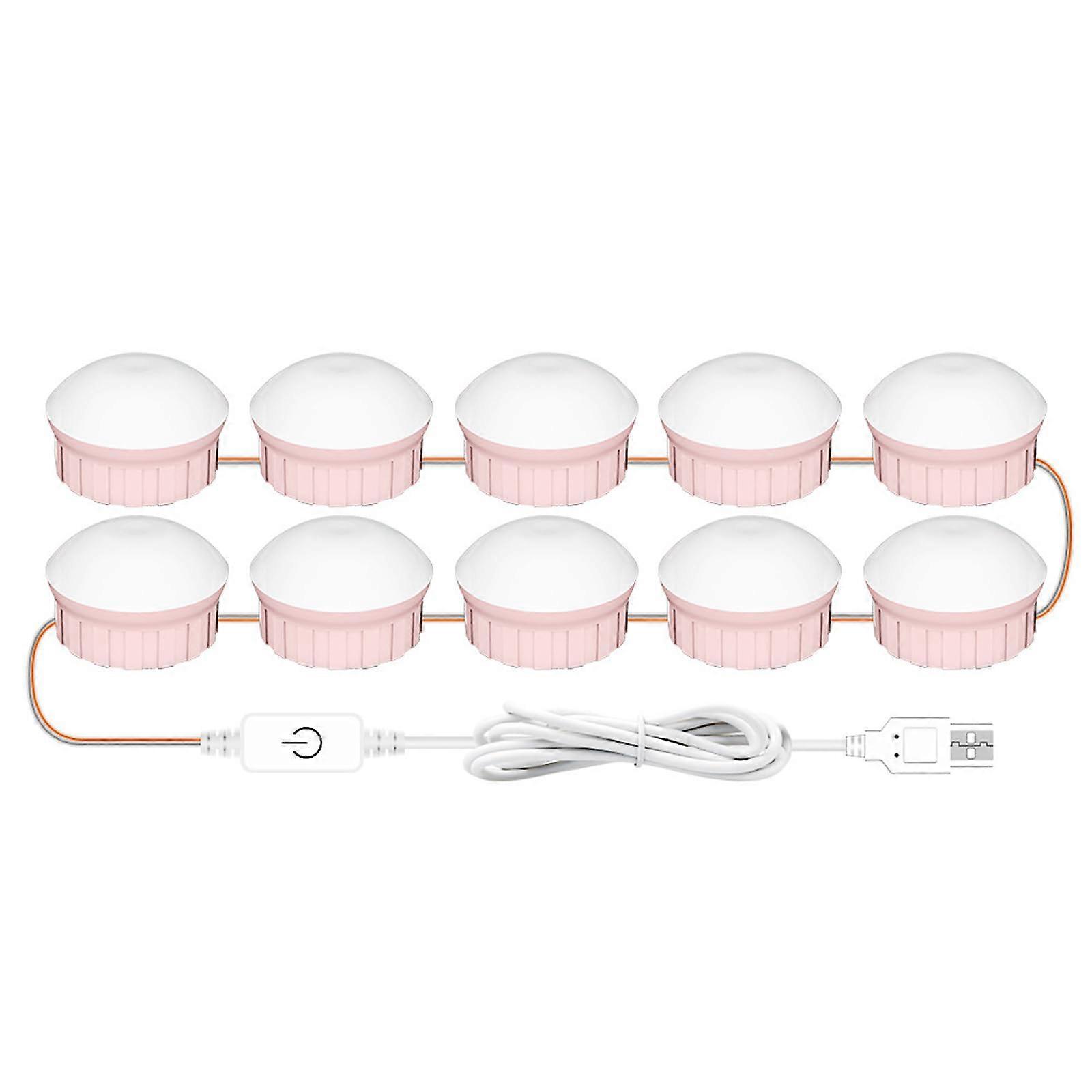 LED Makeup Lights Set USB Dimmable Bulbs For Dressing Table And Bathroom Vanity Lighting