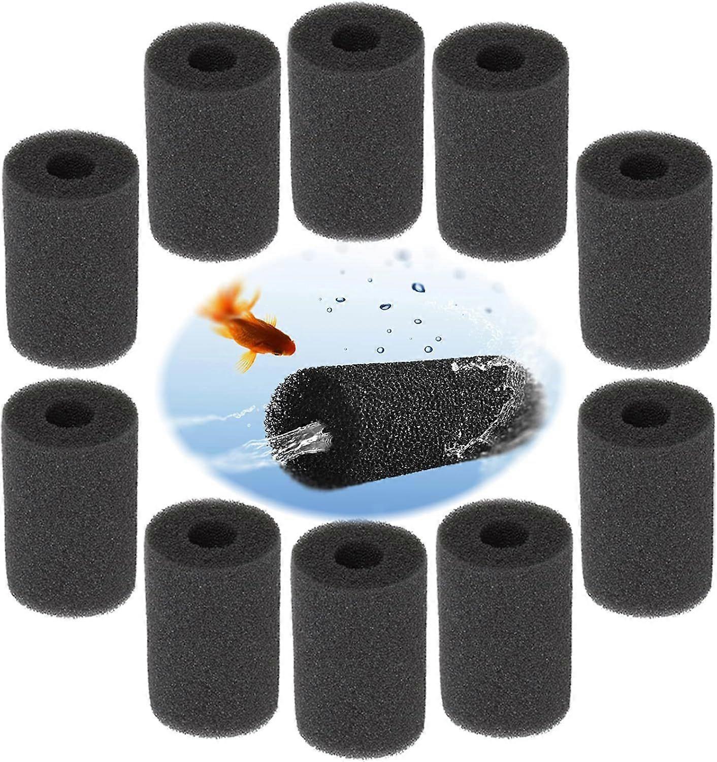 10 Pcs Inlet Filter Sponge Pre Filter Sponges Filter for Aquarium Foam Filter