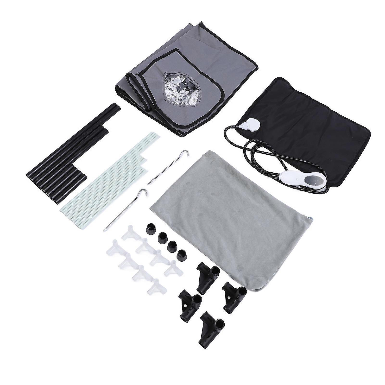 Heated Foldable Cat House 3-Gear Timer 65x42x30cm US Plug