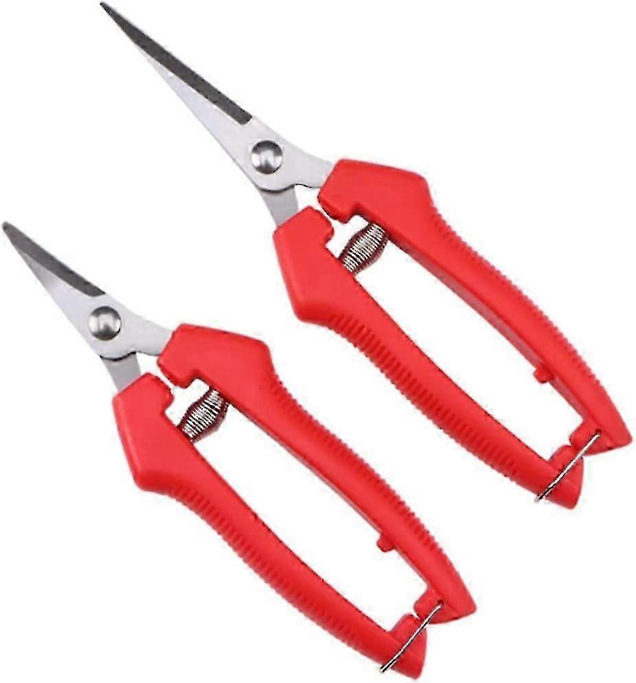 2pcs Straight Pruners, Flower Shears, Multipurpose Garden Shears For Arranging Flowers, Trimming Plants And Harvesting Herbs