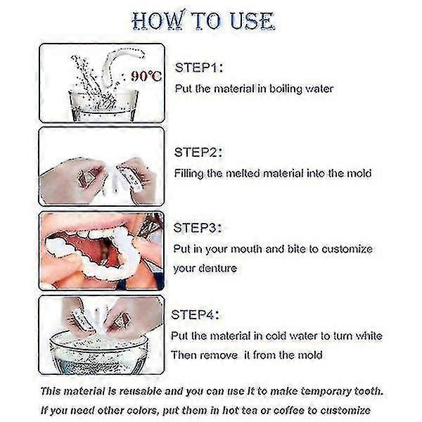 Upper/lower  Comfort Fit Flex Whitening Denture Braces