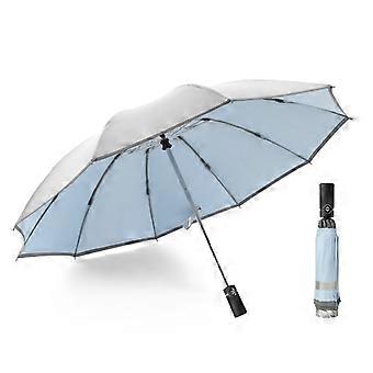 Kreativer transparenter Taschenschirm 8 Bones Automatik-Regenschirm