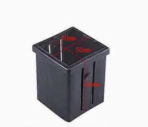 4 Pcs Square Tube Inserts Sleeve Converter Edge Length 50mm To 40mm Inner Adapter For Glide Tubes Sliding Height Fitness Equipments Training Exercise