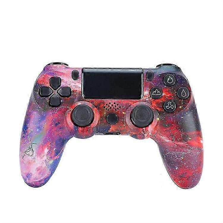 For PS4 Wireless Bluetooth-compatible Gaming Controller Dual Vibration Gamepad with Speaker and Head