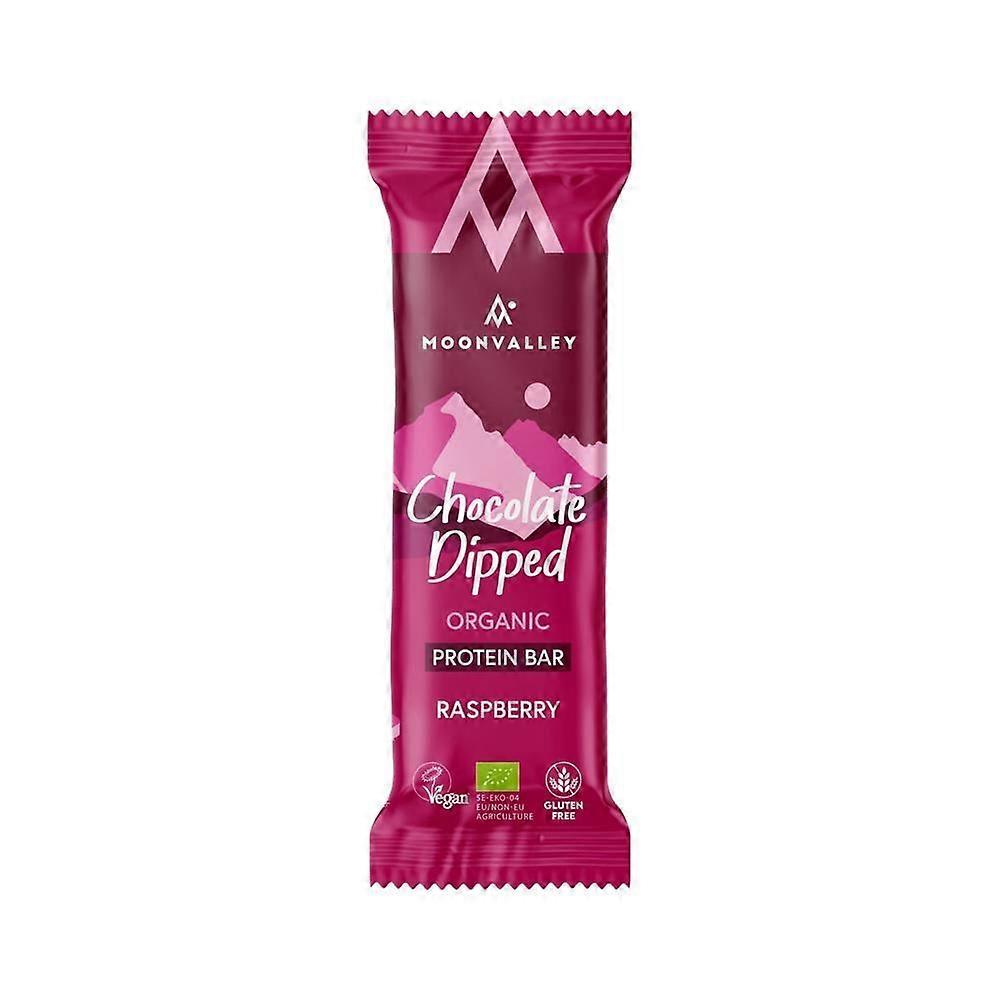 Moonvalley Organic Gluten-free Protein Bar Chocolate-Dipped 50g - 12 Pack