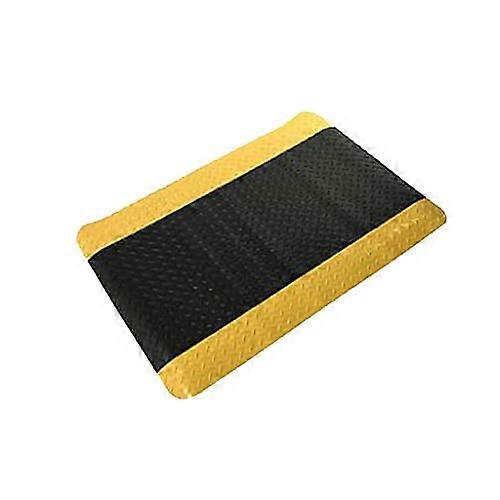 AntiFatigue Work Mats Conductive Mat, Diamond Plate Cushioned, NonSlip Waterproof Floor Mats, YellowBlack 60x60 cm