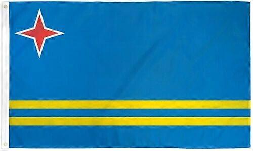 Aruba Flag Flag of Aruba Aruban Flag House SPUN Flag Type A 357