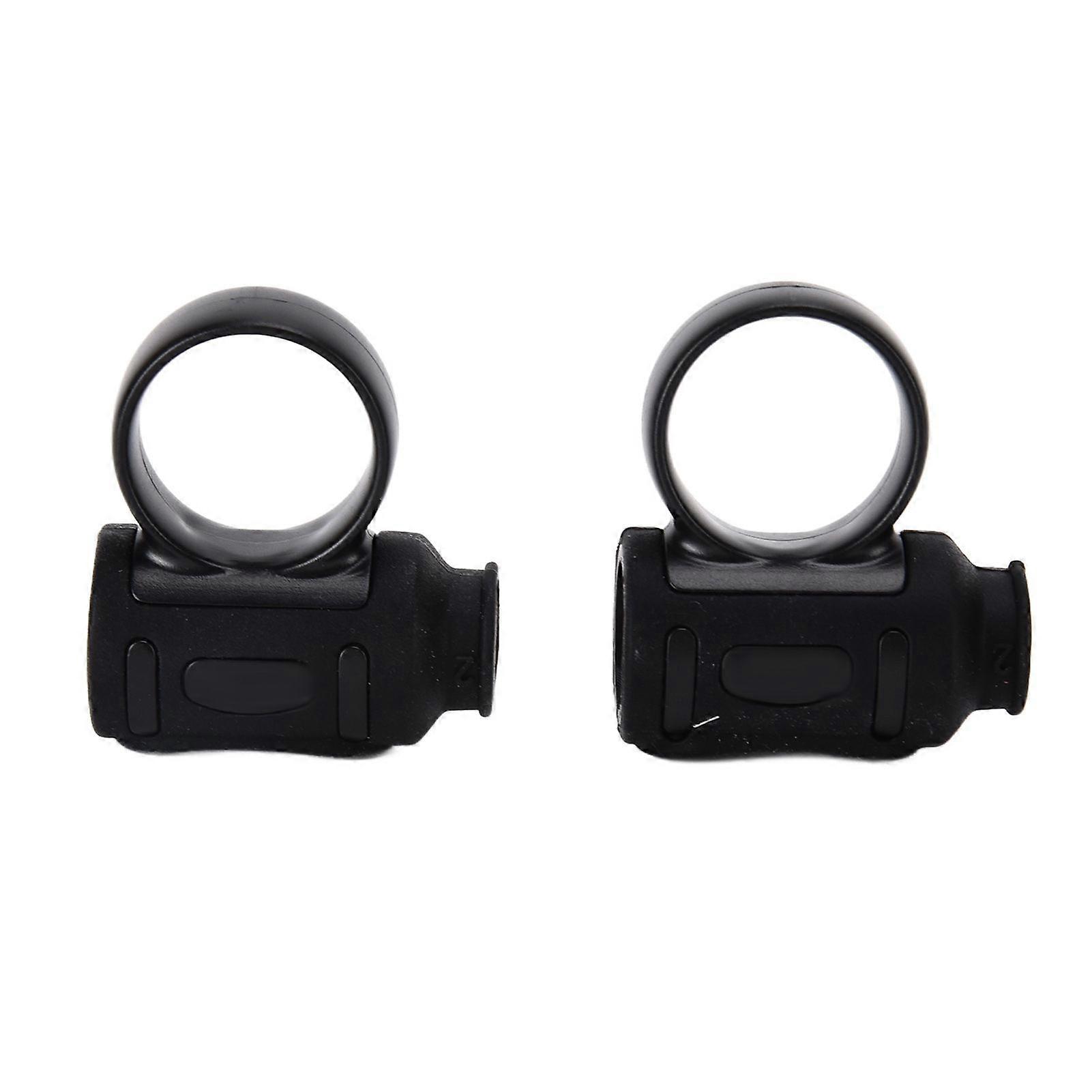 1 Pair Drum Sticks Aid Silicone Finger Controller Jazz Drumstick Control Clip for BeginnersFull Black