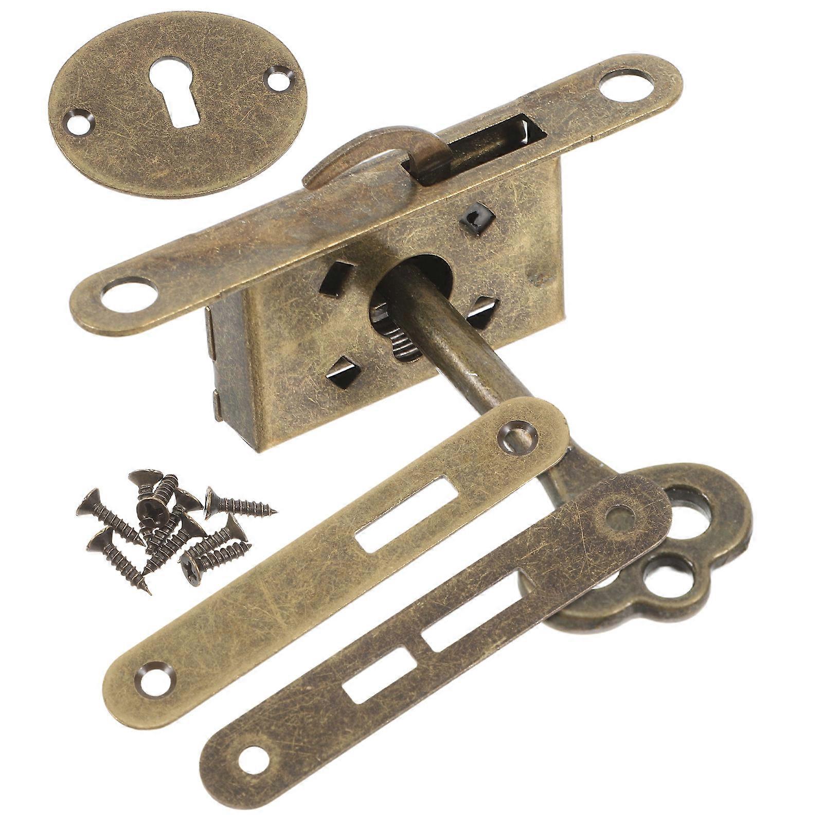 Hidden Drawer Lock for Jewelry Box 1Set Invisible Cabinet Lock with Key