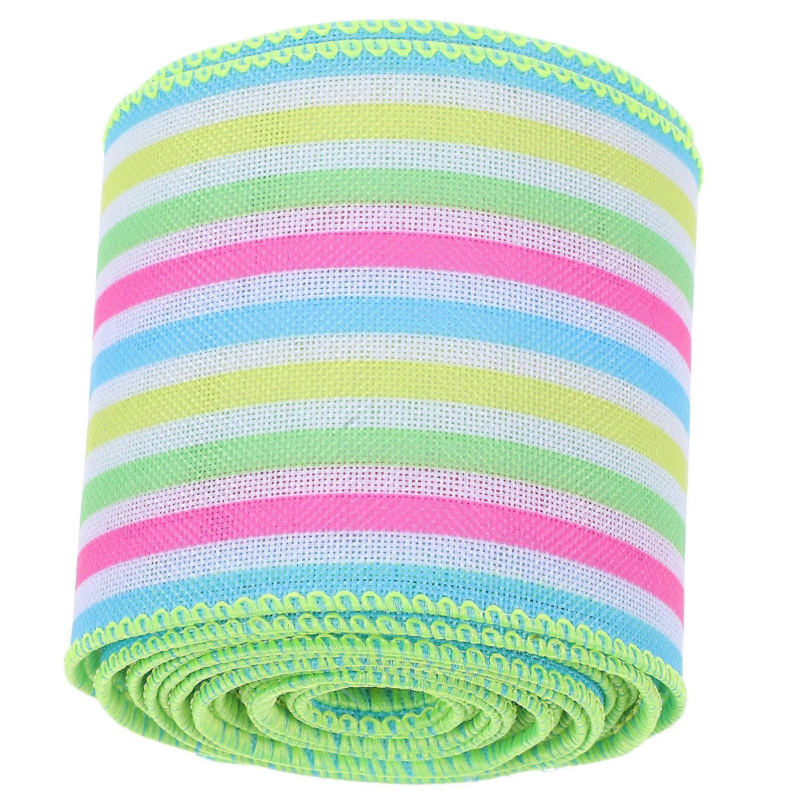 Easter Ribbon Burlap Gift Wrapping Ribbon Roll for Easter Decoration