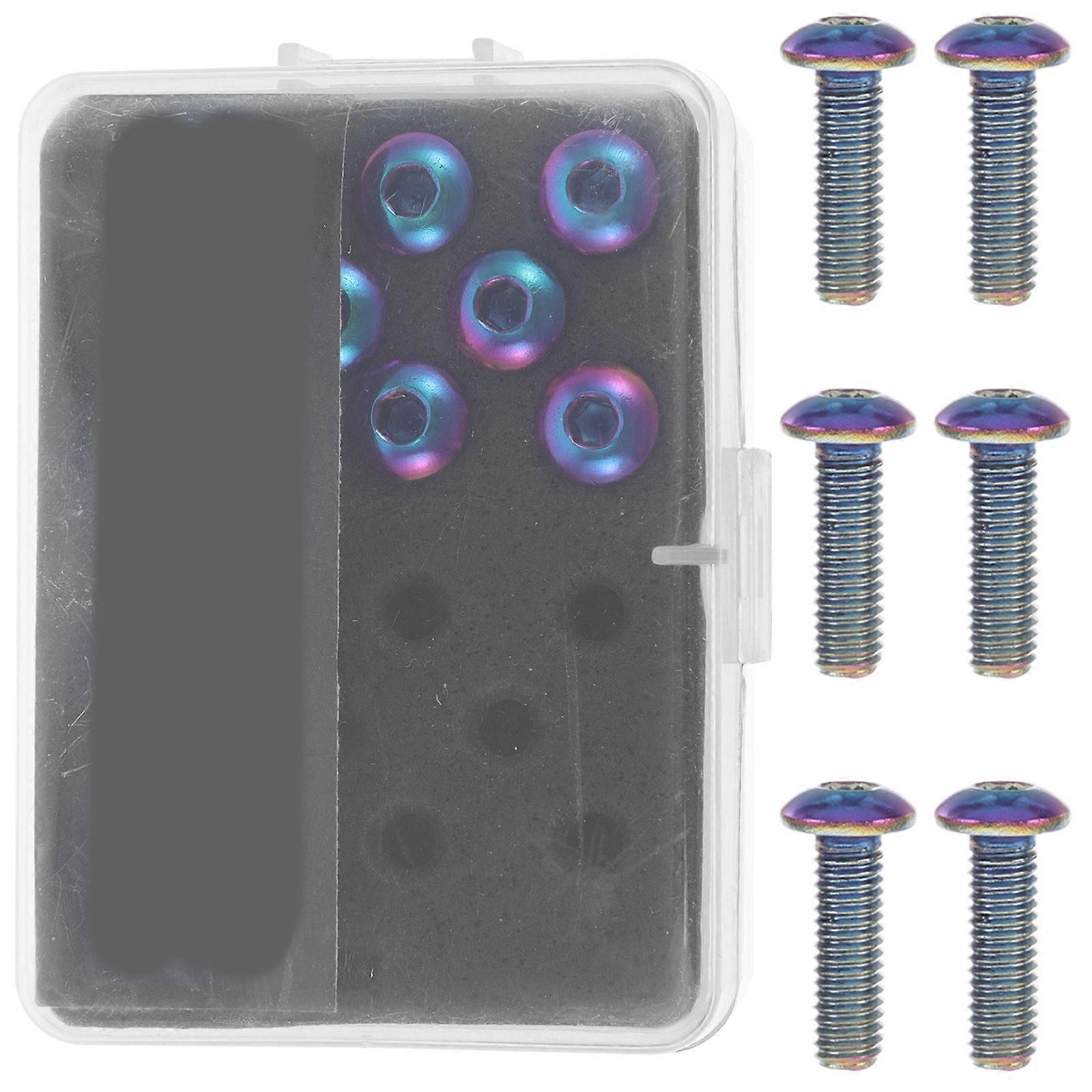 Multi Color Round Head Steering Wheel Screws for Auto Part Supplies 4Sets