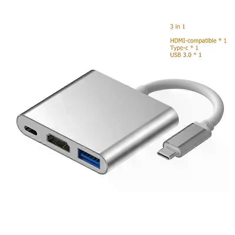 USB C Hub to 4K HDMI-Compatible USB 30 Type C PD Charging Dock for Macbook iPad Samsung S20 Dex HDTV Projector Nintendo Switch