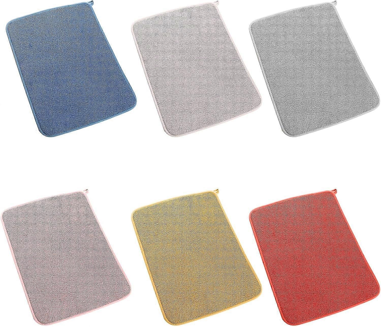 Drying Mat Reusable Heat-resistant Non Slip Absorbent Table Placemat Drain Drying Pad Kitchen Tool for Dining Room Table Mat