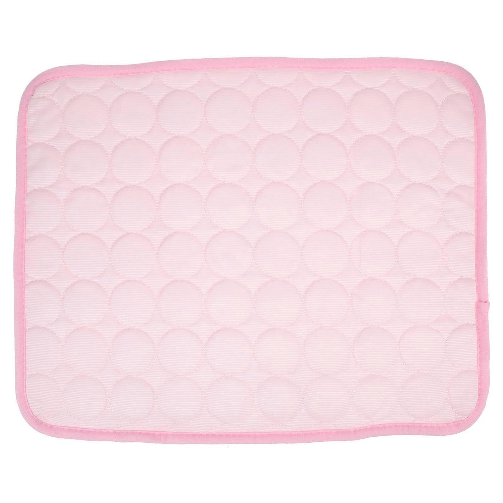 Pet Cooling Pad Dog Cooling Cushion for Home Use Pink Color