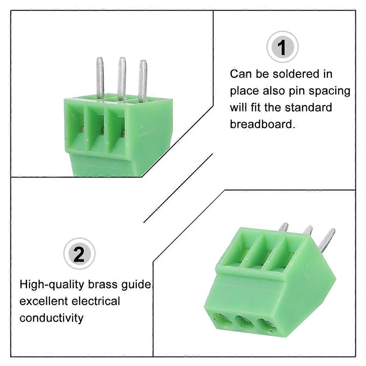 Electrical Terminal Block Connector Screw Function with 100Pcs