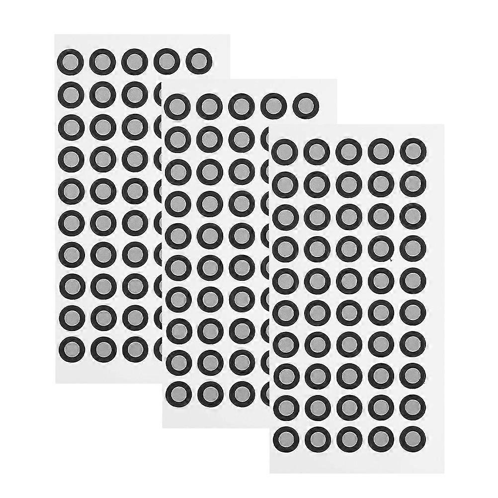3D Scanning Reference Marker Point Black Pet Film for 3D Scanner 3 Sheets