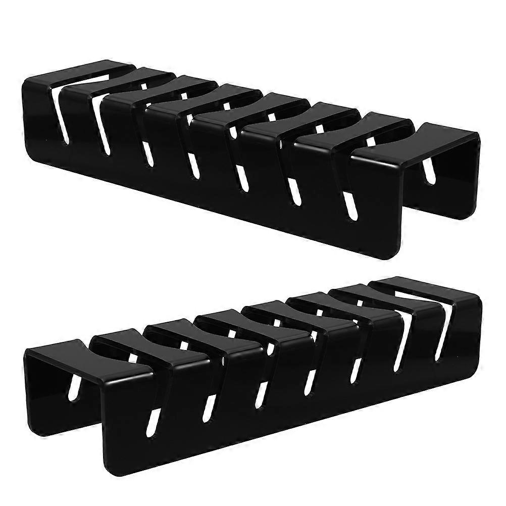 Acrylic Hat Rack Desktop Hat Holder for Display 10Pcs Organizer
