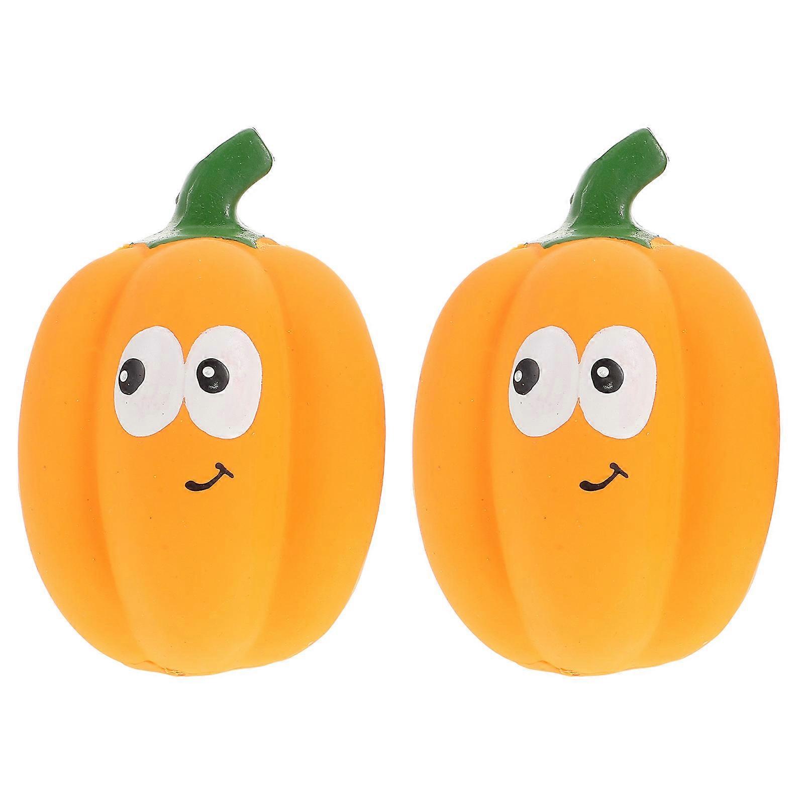 Pet Playing Toy Pumpkin Latex Sound Squeaker 6Pcs Set