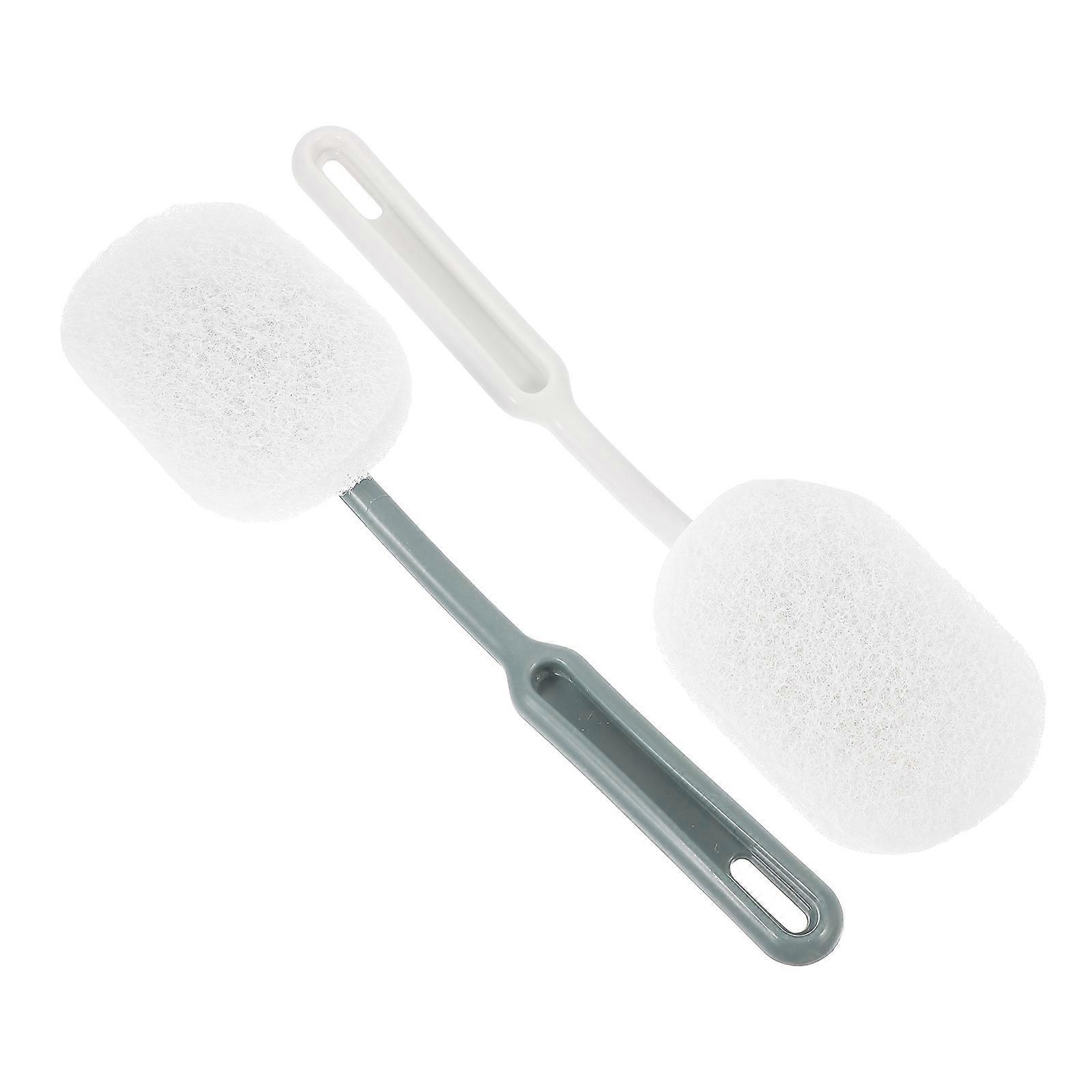 6Pcs Toilet Cleaning Tool Set with Long Handle for Bathroom Use