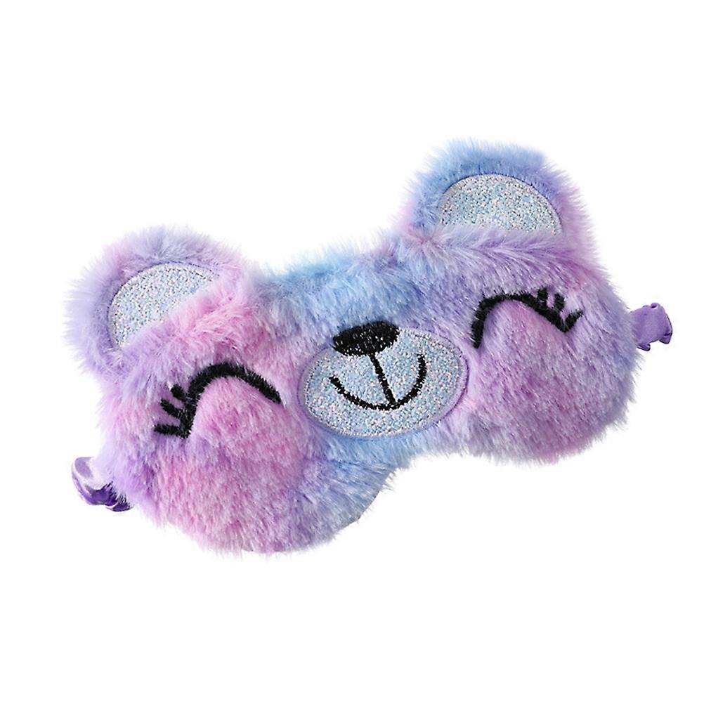 Plush Sleeping Eye Mask for Kids Blindfold 2Pcs Headbands