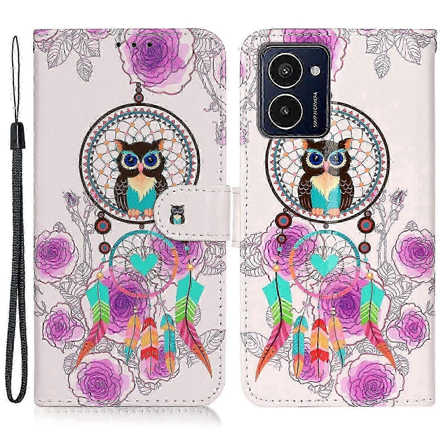 For HMD Pulse Pro Case with Card Holder Pattern Leather Phone Cover 2025