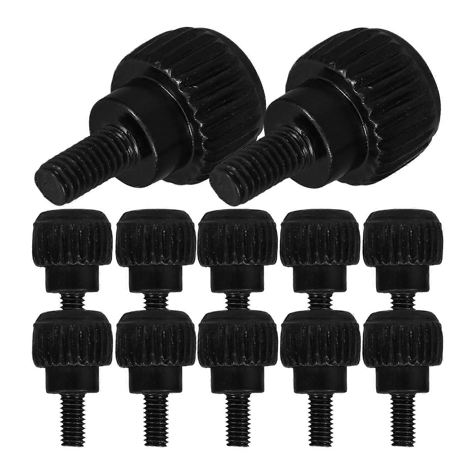 72Pcs Black Computer Case Mounting Screws for Easy Thumb Screw Installation