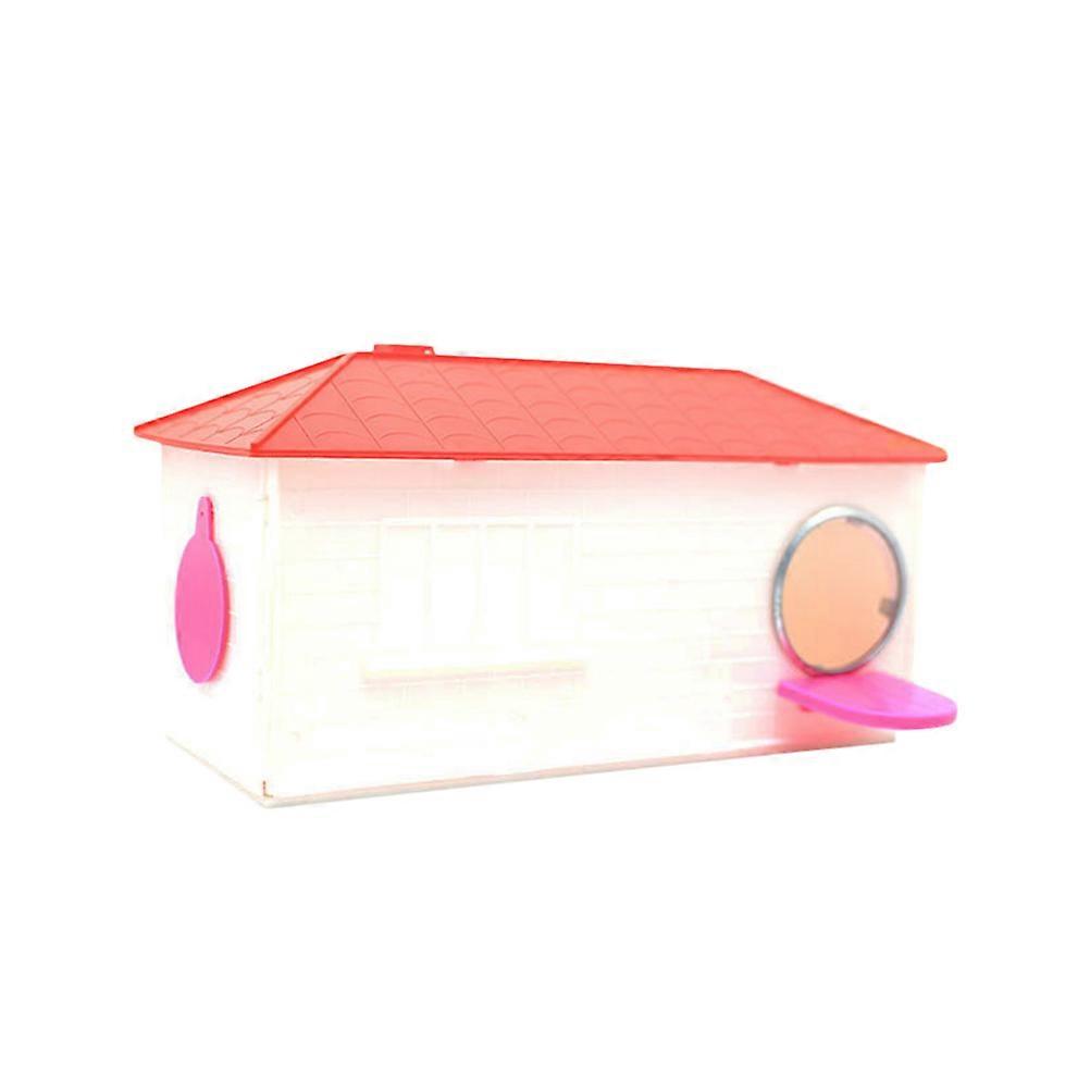 Safe Bird House For Outdoor Use Plastic Parrot Nest Large Size Play and Rest Area 1Pcs