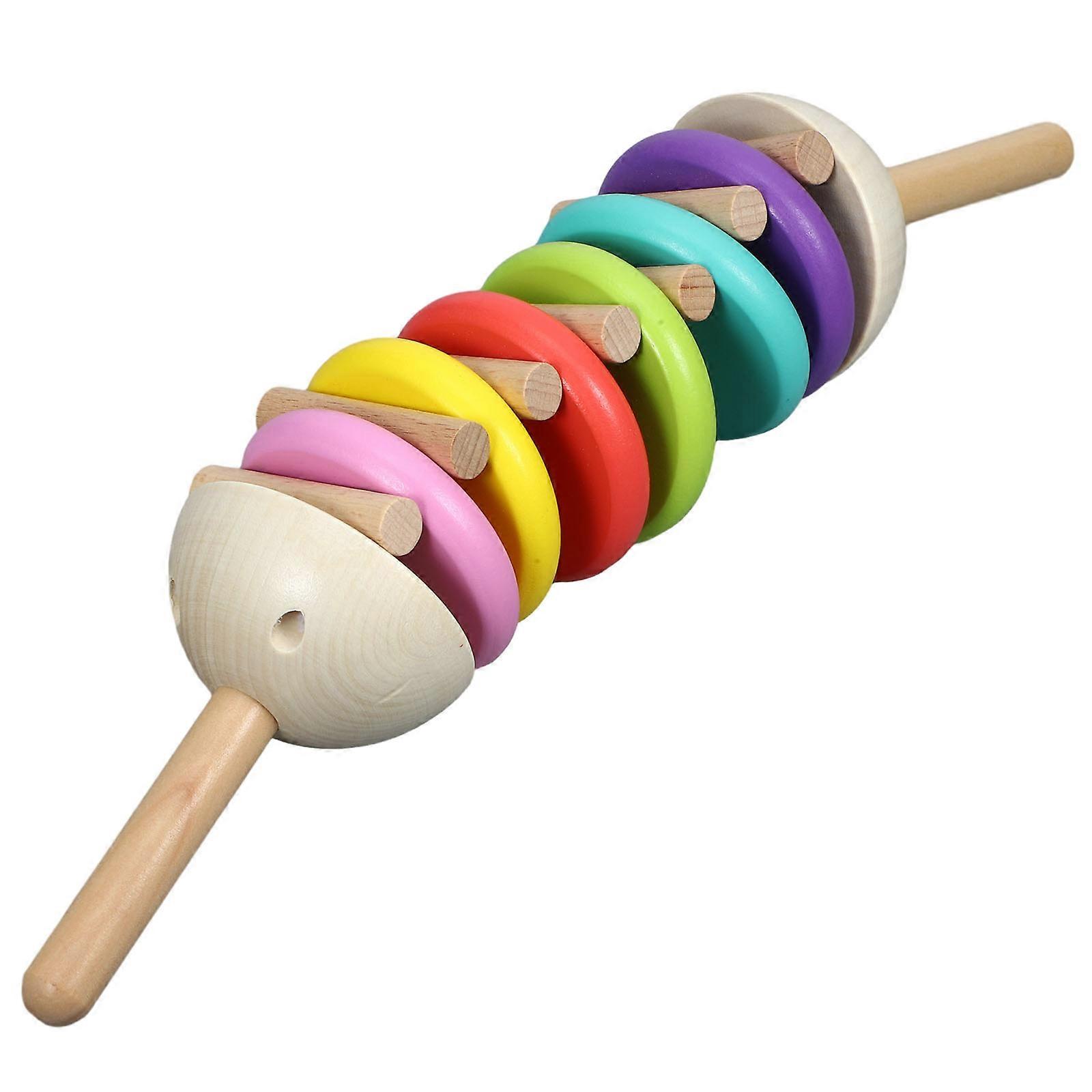 Wooden Handheld Castanets Musical Instrument for Entertainment Small Castanet