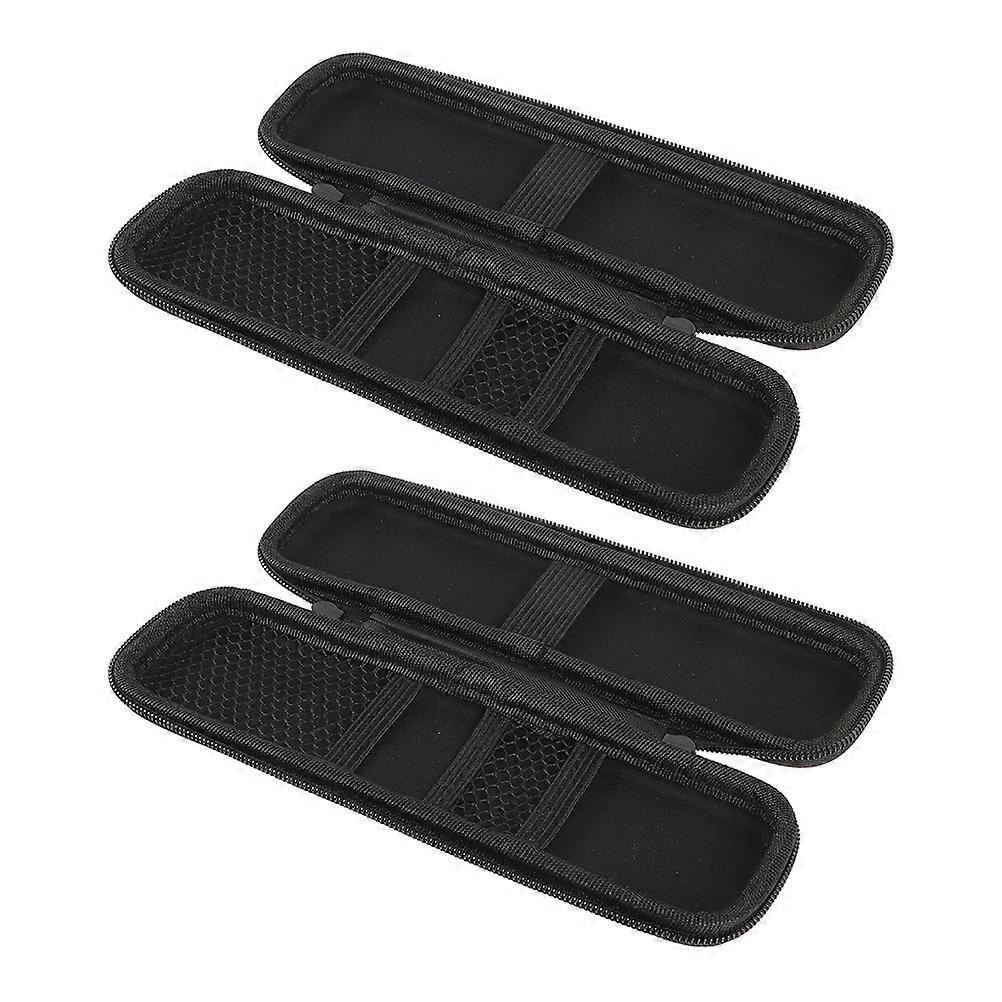 Multi-Purpose Travel Case For Electric Toothbrush With Breathable Mesh Pocket And Hard Shell Design 10Pcs Lightweight Protective Storage
