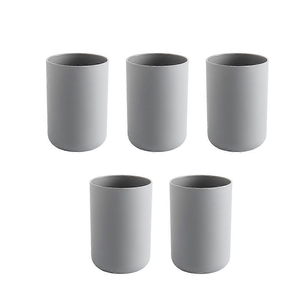 Grey Bathroom Toothbrush Cup 10Pcs Lightweight Tooth Brushing Cups
