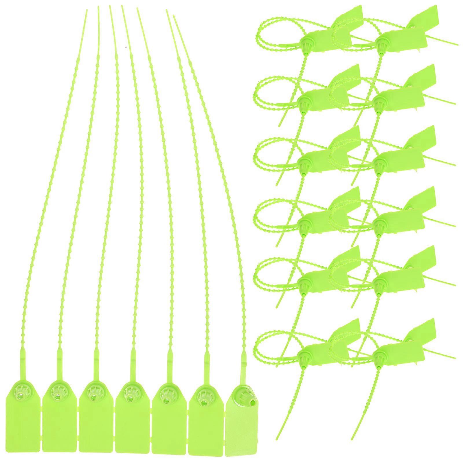 Sign Board Loop Cables Label Cable Ties for Tie Cable 300Pcs Light Green