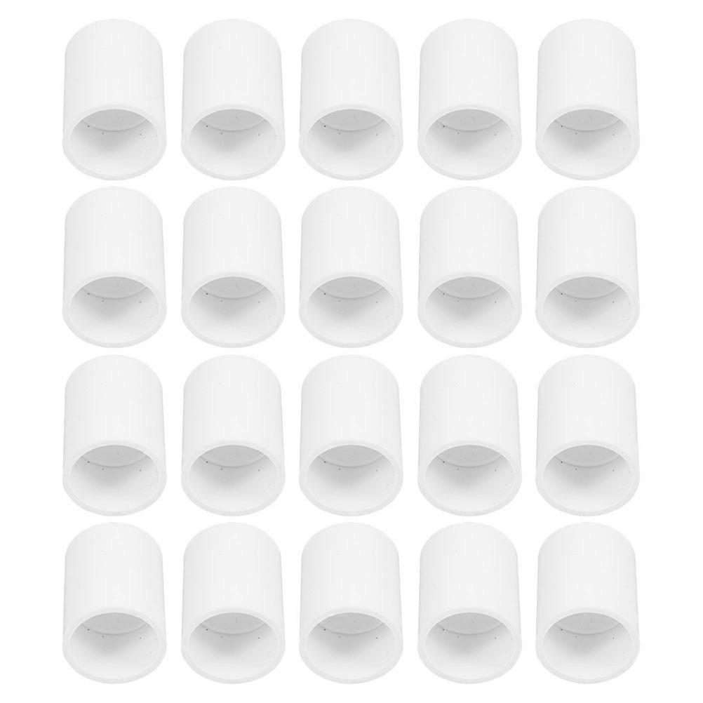 Pipe Coupling Adapter PVC Straight Pipe Connector for Leakproof Function 60Pcs