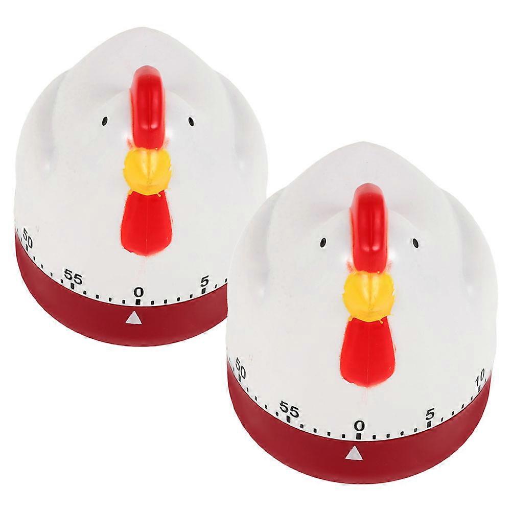 Mechanical Kitchen Timer for Cooking with 8Pcs Cartoon Animal Timer Variety